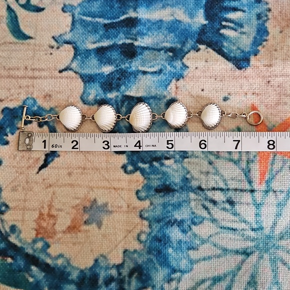 Sterling Silver Shell Bracelet - Picture 13 of 16